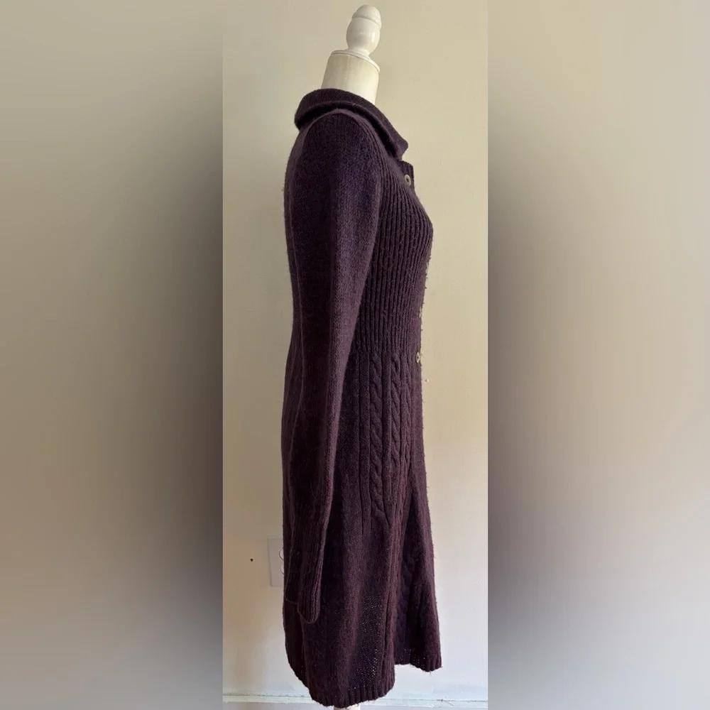 Free People Alpaca Blend Double Breasted Cardigan Duster Size Medium